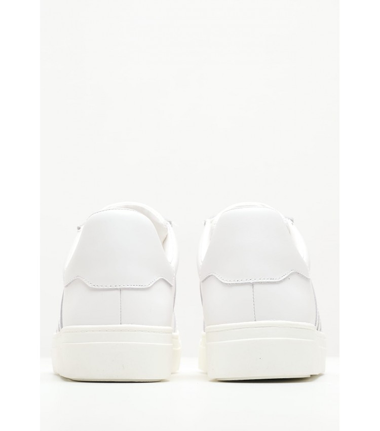 Women Casual Shoes Jennifer White Leather DKNY