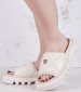 Women Flats Rolene Beige Leather DKNY