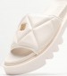 Women Flats Rolene Beige Leather DKNY