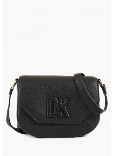 Women Bags Seventh.Avenue Black Leather DKNY