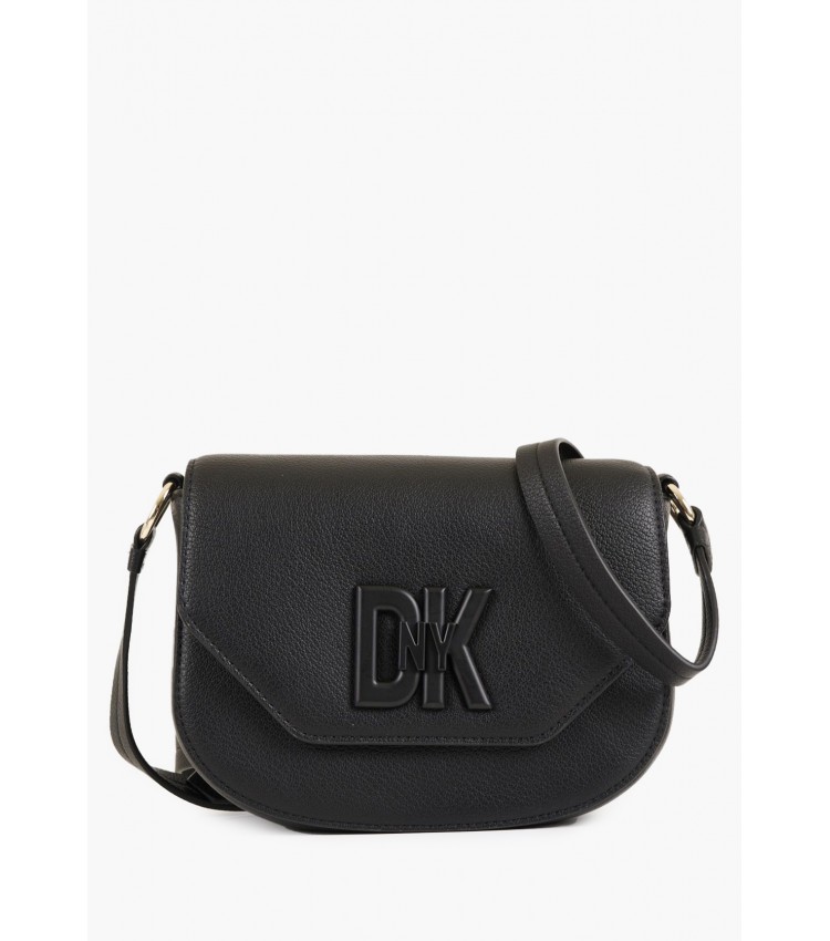 Women Bags Seventh.Avenue Black Leather DKNY