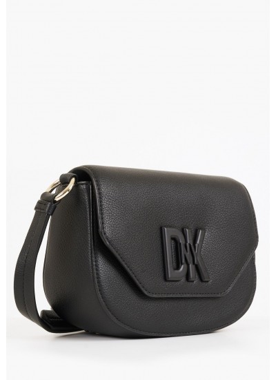 Women Bags Seventh.Avenue Black Leather DKNY