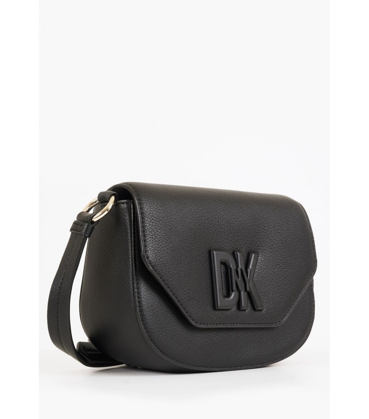 Women Bags Seventh.Avenue Black Leather DKNY