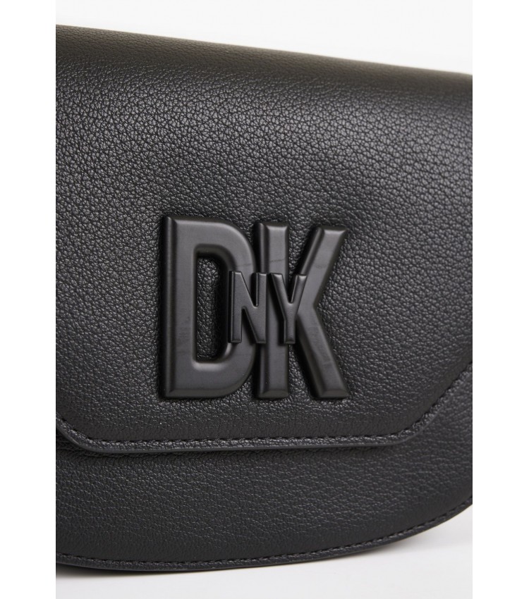 Women Bags Seventh.Avenue Black Leather DKNY