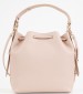 Women Bags Seventh.Bucket Pink Leather DKNY