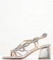 Women Sandals V240715 Silver Leather Alma En Pena