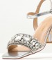 Women Sandals V240718 Silver Leather Alma En Pena