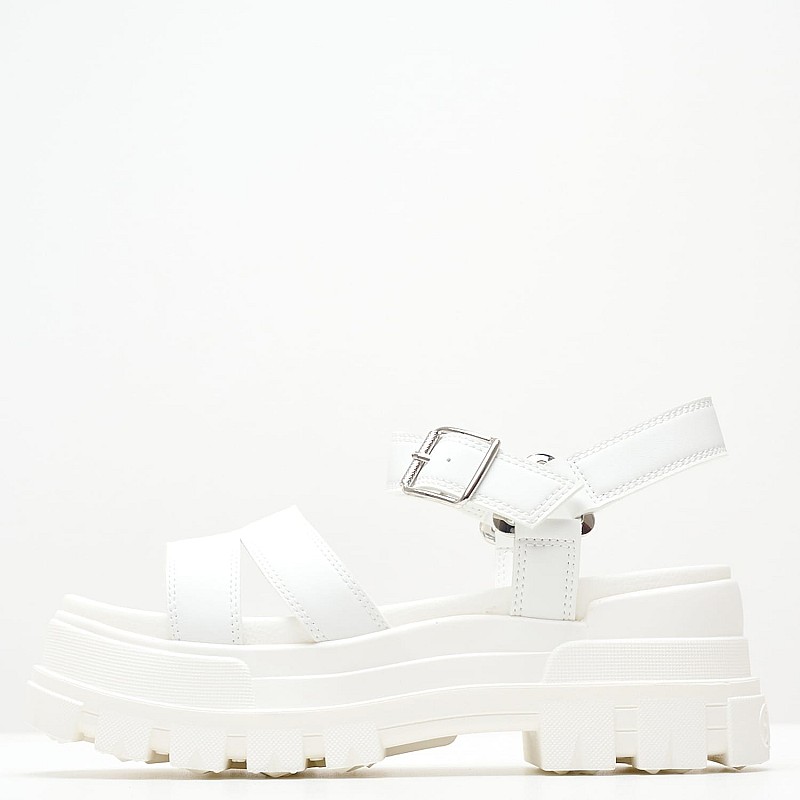 Γυναικεία Πέδιλα Aspha.Ts Άσπρο ECOleather Buffalo
