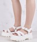 Women Sandals Aspha.Ts White ECOleather Buffalo