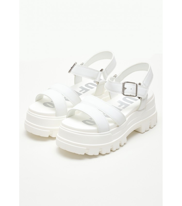 Women Sandals Aspha.Ts White ECOleather Buffalo