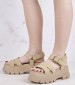 Women Sandals Aspha.Ts Beige ECOleather Buffalo