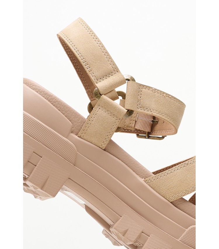 Women Sandals Aspha.Ts Beige ECOleather Buffalo