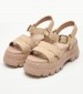 Women Sandals Aspha.Ts Beige ECOleather Buffalo