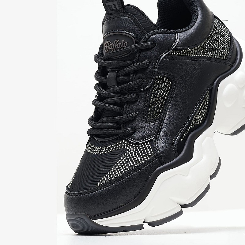 Women Casual Shoes Binary.Athena Black ECOleather Buffalo