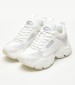 Women Casual Shoes Binary.Athena White ECOleather Buffalo