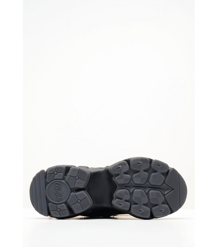 Γυναικεία Παπούτσια Casual Binary.Chain Μαύρο ECOleather Buffalo