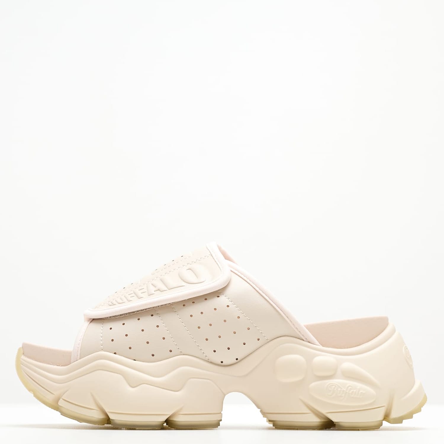 Γυναικείες Πλατφόρμες Χαμηλές Binary.Pool Μπεζ ECOleather Buffalo
