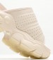 Women Platforms Low Binary.Pool Beige ECOleather Buffalo