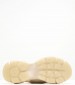 Women Platforms Low Binary.Pool Beige ECOleather Buffalo