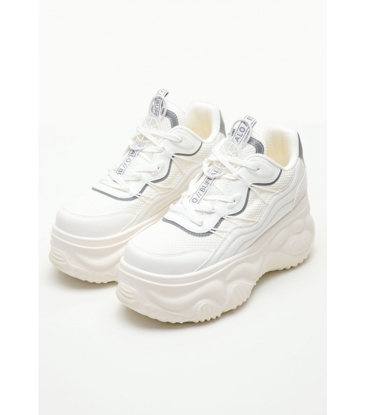 Women Casual Shoes Blader.Strm White ECOleather Buffalo