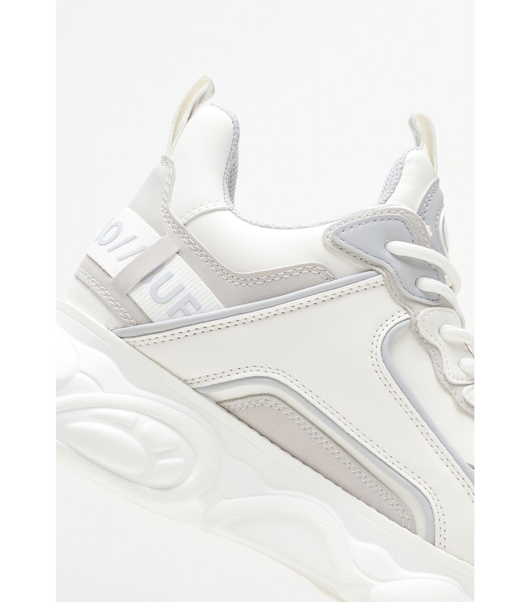 Women Casual Shoes Cld.Chai.Nb White ECOleather Buffalo