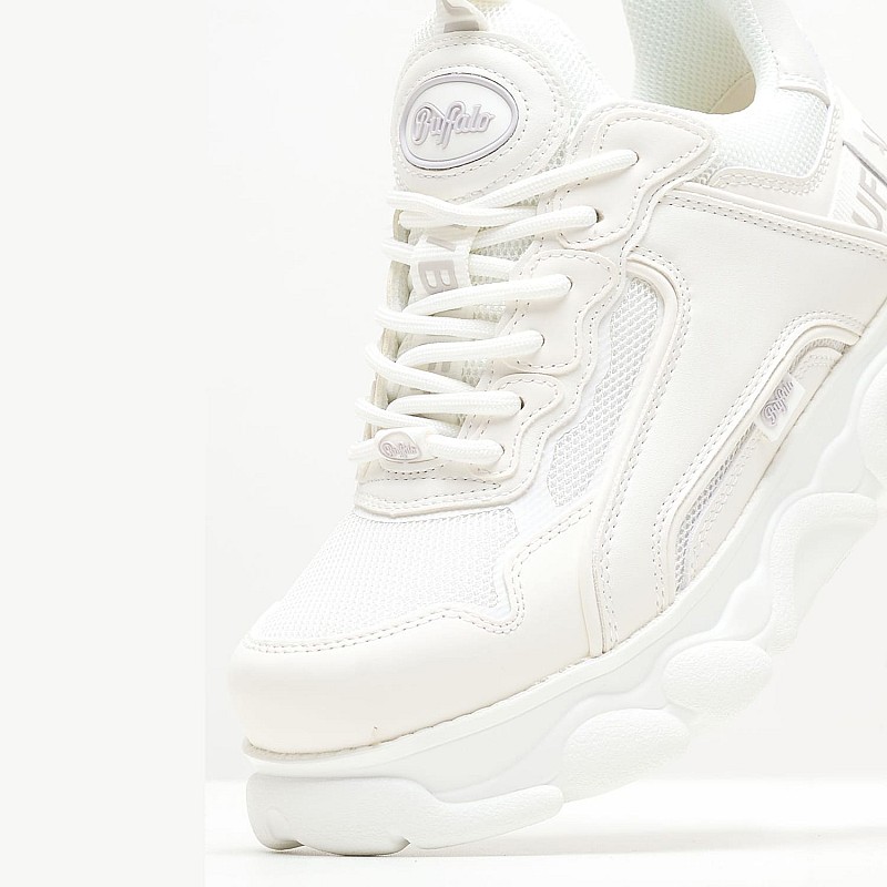 Women Casual Shoes Cld.Chai White ECOleather Buffalo