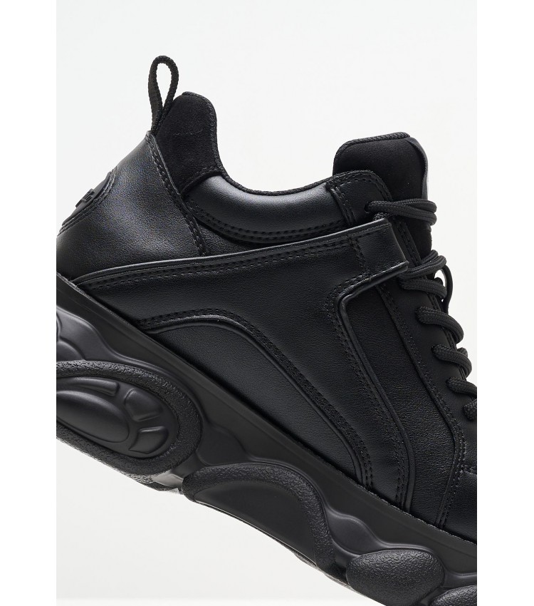 Γυναικεία Παπούτσια Casual Cld.Corin Μαύρο ECOleather Buffalo
