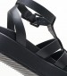 Women Platforms Low Noa.Greek Black ECOleather Buffalo