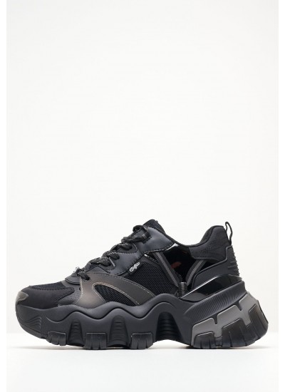 Women Casual Shoes Bold.Vulc Black Leather Calvin Klein