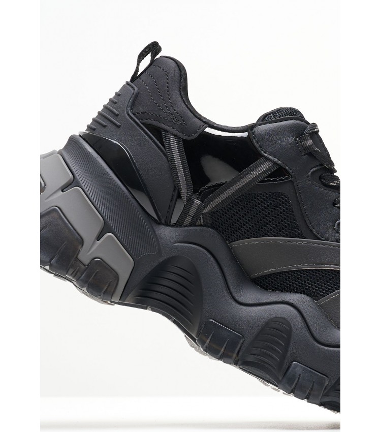 Women Casual Shoes Norion.1 Black ECOleather Buffalo