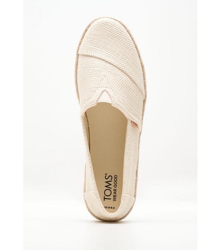 Women Espadrilles Alpargata.Rope Beige Fabric Toms