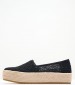 Women Espadrilles Valencia.Mrc Black Fabric Toms