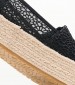 Women Espadrilles Valencia.Mrc Black Fabric Toms