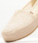 Women Espadrilles Valencia Beige Fabric Toms