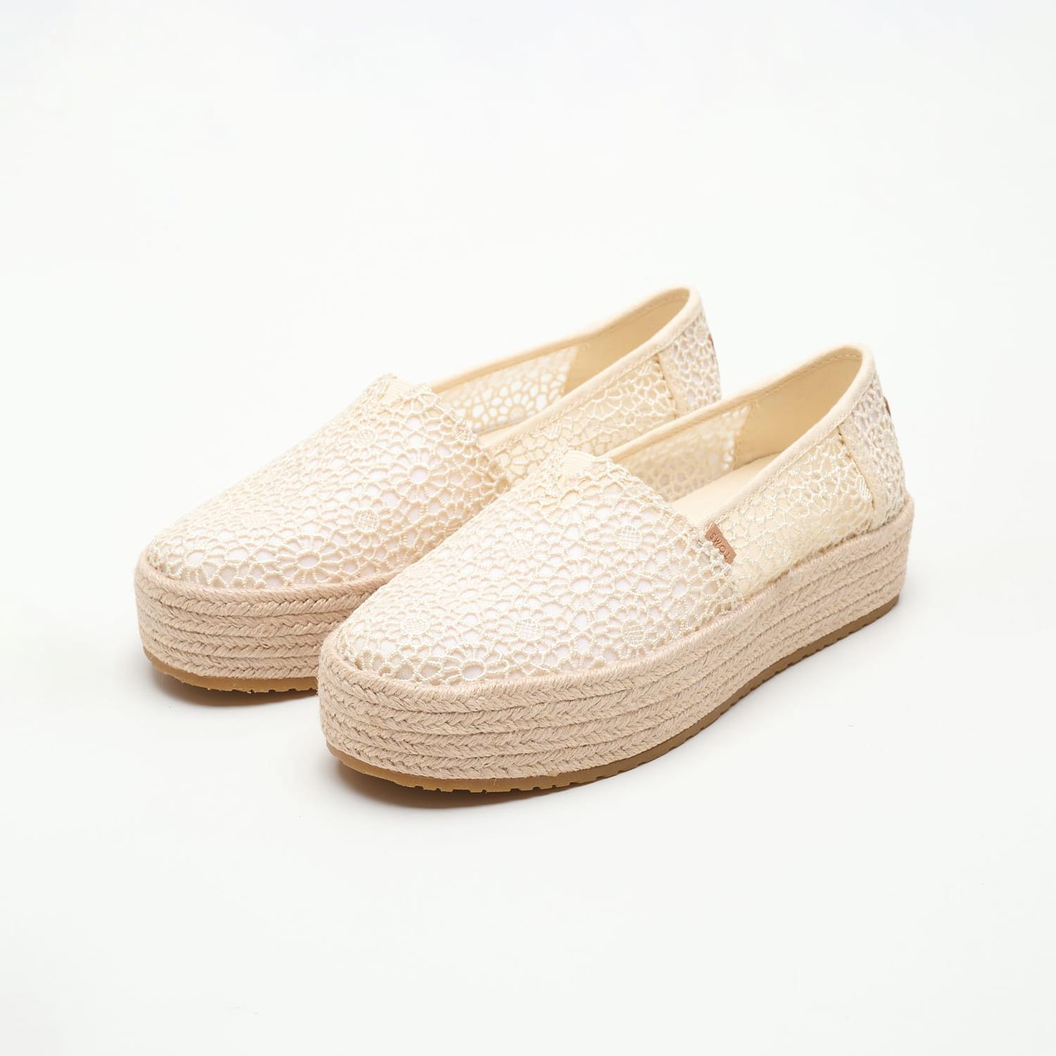 Women Espadrilles Valencia Beige Fabric Toms Women Espadrilles Valencia Beige Fabric Toms