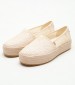 Women Espadrilles Valencia Beige Fabric Toms