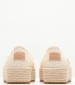 Women Espadrilles Valencia Beige Fabric Toms