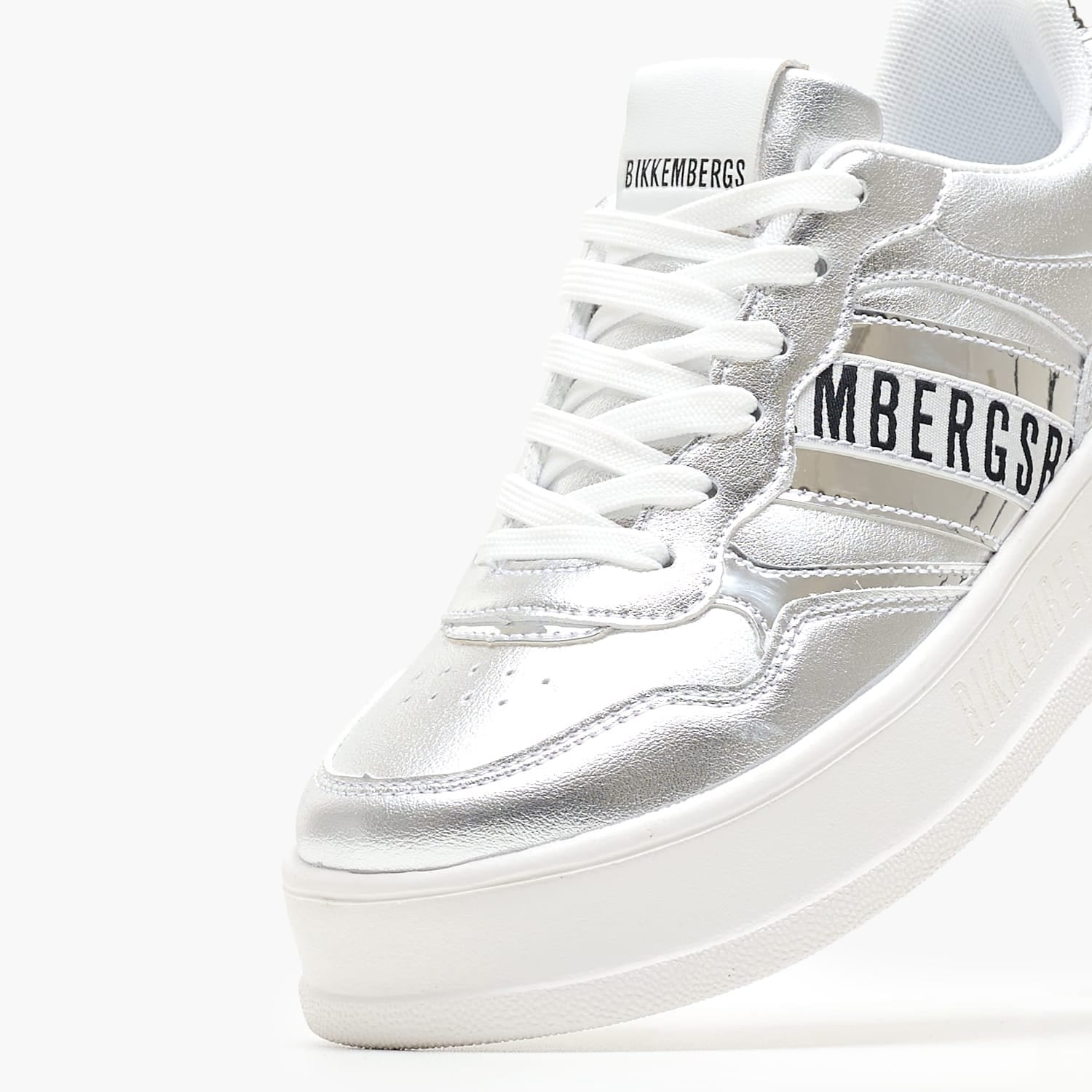 Γυναικεία Παπούτσια Casual 20310 Ασημί ECOleather Bikkembergs