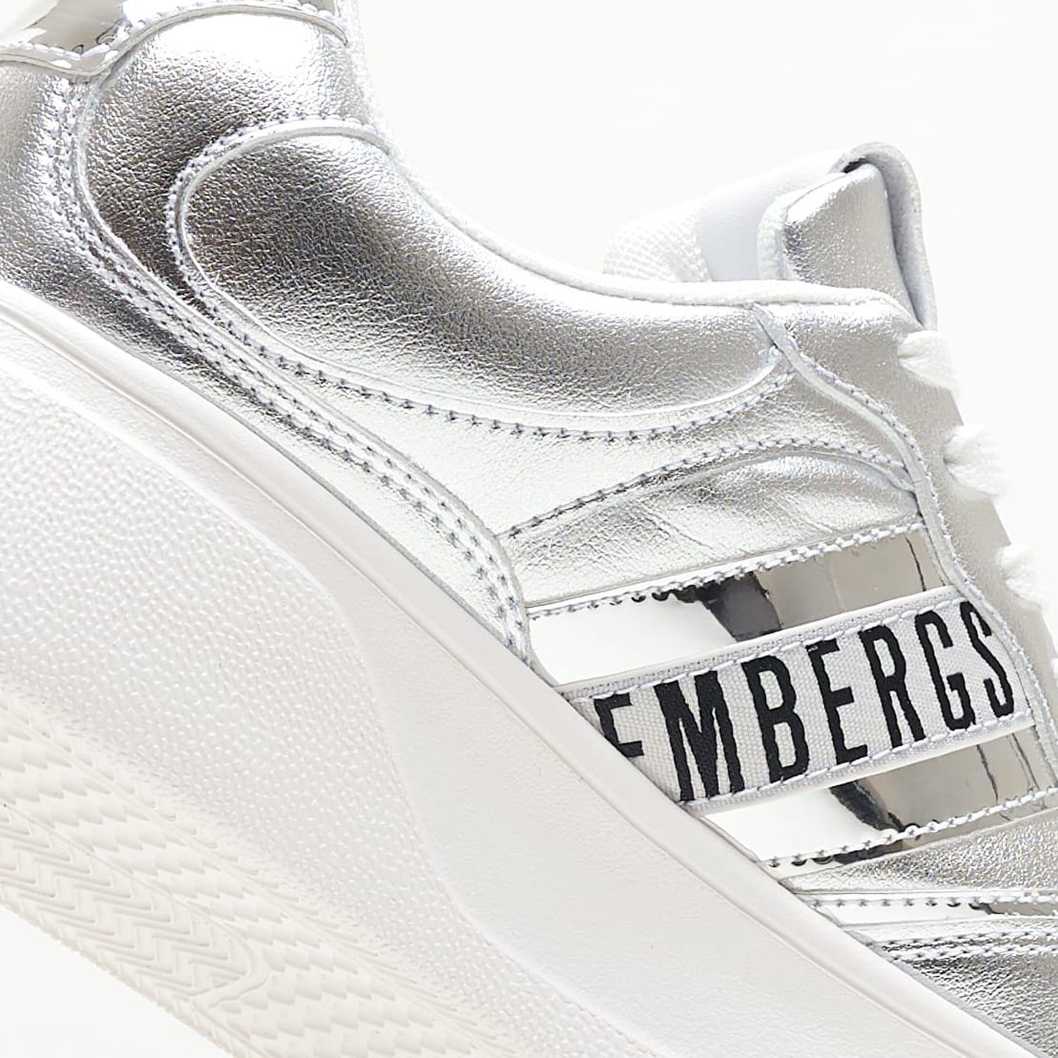 Γυναικεία Παπούτσια Casual 20310 Ασημί ECOleather Bikkembergs Casual - Sneakers Bikkembergs 20310-Silver