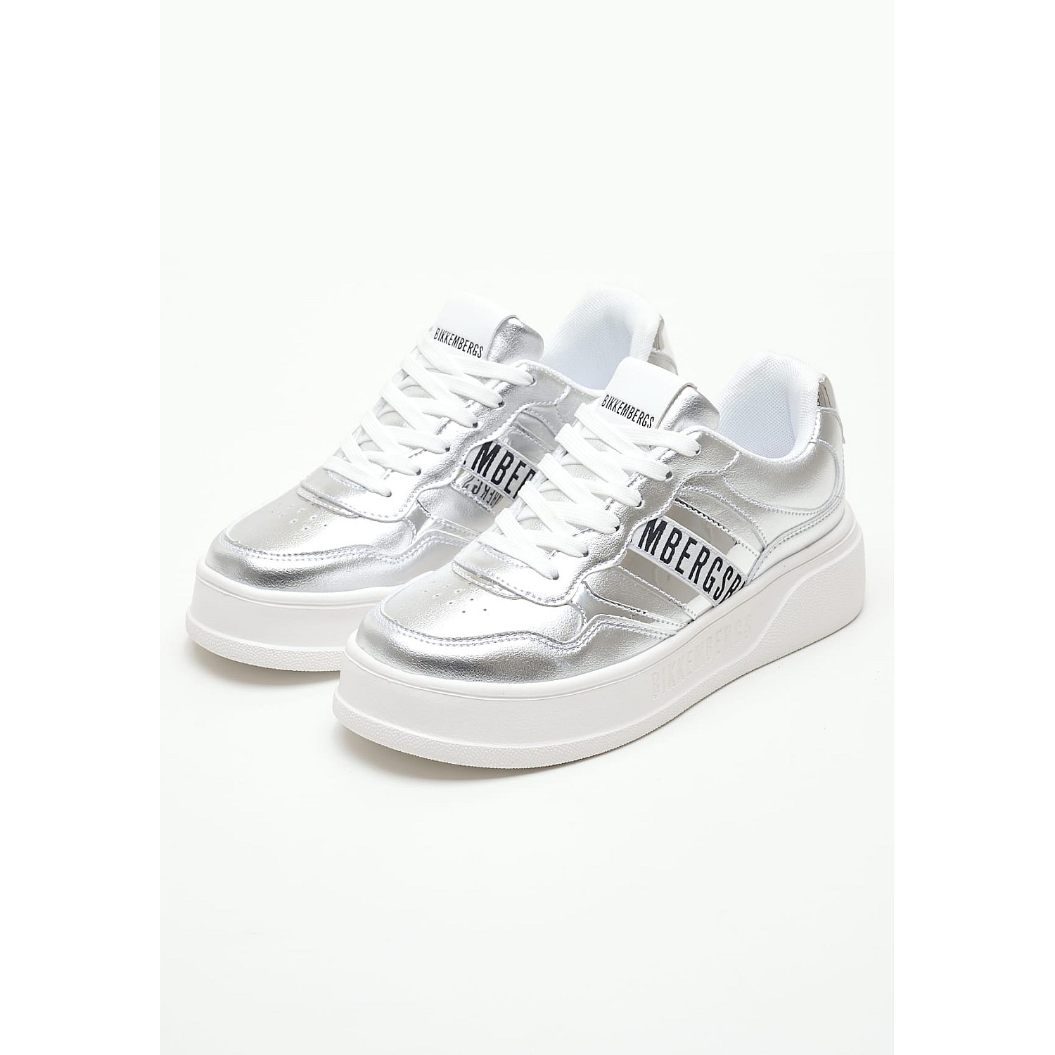 Γυναικεία Παπούτσια Casual 20310 Ασημί ECOleather Bikkembergs Γυναικεία Παπούτσια Casual 20310 Ασημί ECOleather Bikkembergs