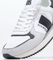 Ανδρικά Παπούτσια Casual 22019.A Άσπρο Δέρμα Καστόρι Bikkembergs