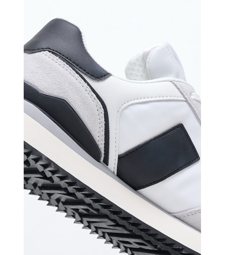 Men Casual Shoes 22019.A White Buckskin Bikkembergs