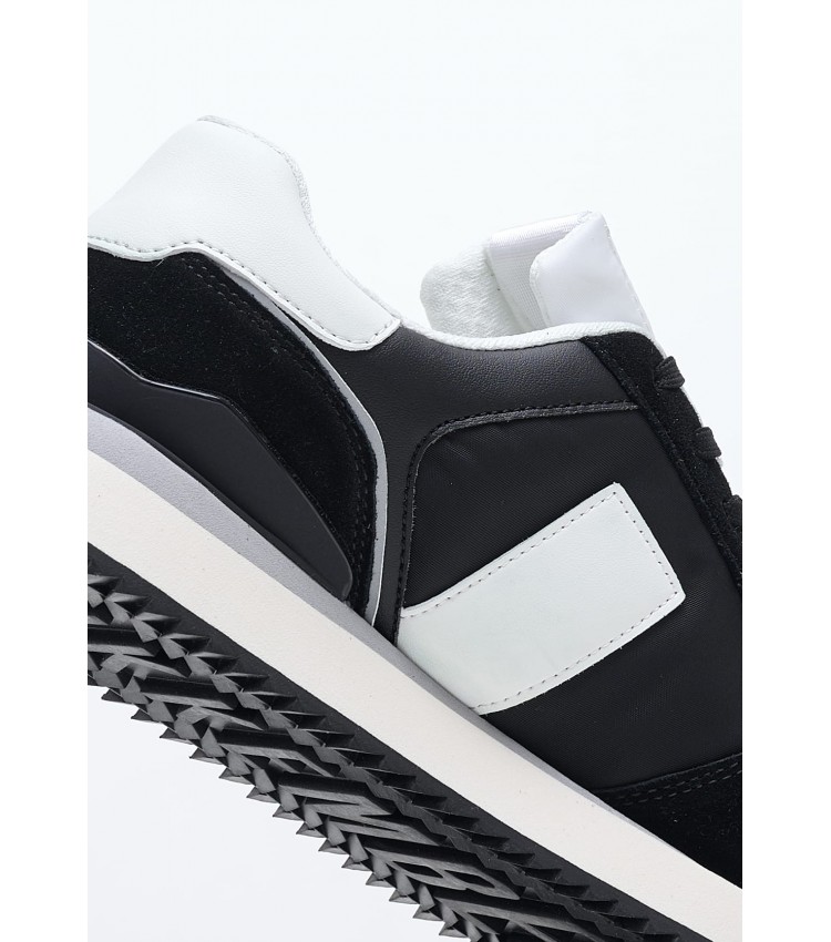 Men Casual Shoes 22019.E Black Buckskin Bikkembergs