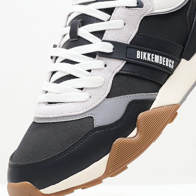 Ανδρικά Παπούτσια Casual 22022 Μαύρο Δέρμα Bikkembergs