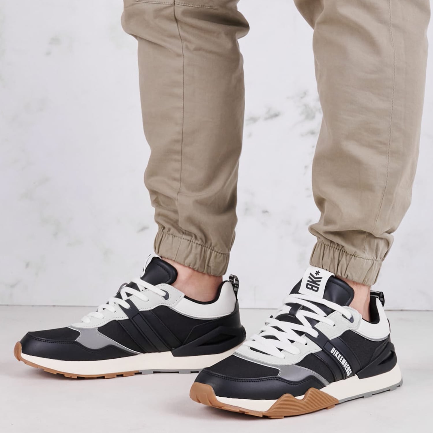 Ανδρικά Παπούτσια Casual 22022 Μαύρο Δέρμα Bikkembergs Casual - Sneakers Bikkembergs 22022-Black