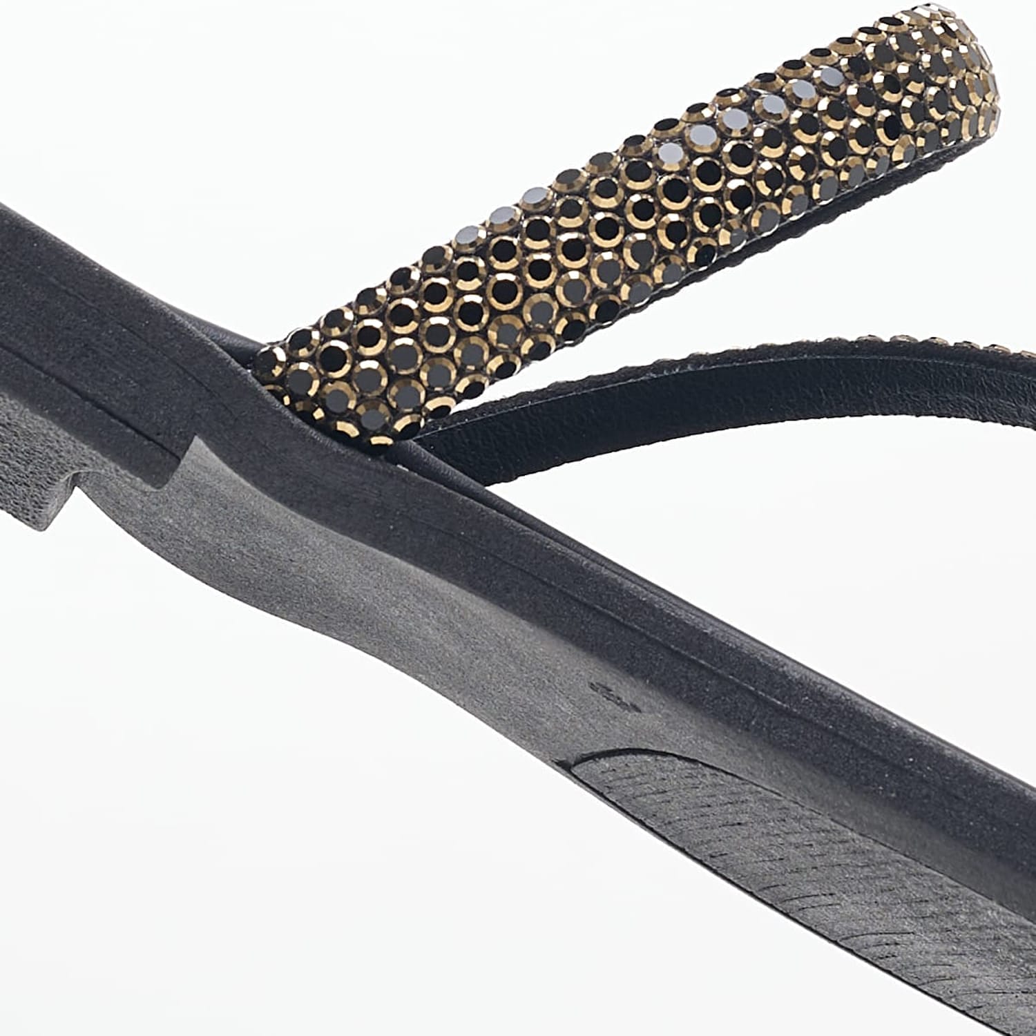 Γυναικεία Flats Blossom Μαύρο Strass Mortoglou