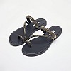 Γυναικεία Flats Blossom Μαύρο Strass Mortoglou