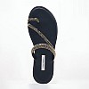 Γυναικεία Flats Blossom Μαύρο Strass Mortoglou