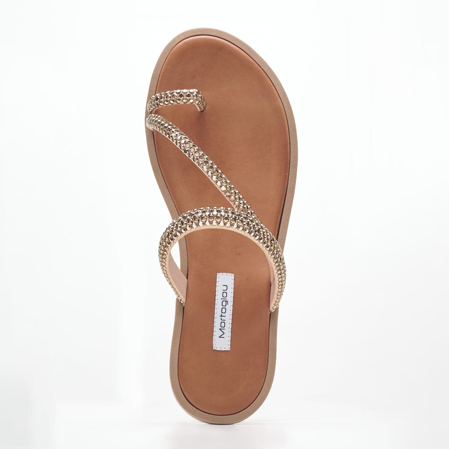 Γυναικεία Flats Blossom Ταμπά Strass Mortoglou