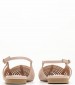 Γυναικεία Flats Carla Μπεζ Δέρμα Mortoglou